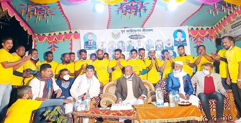 যুব ফাউন্ডেশন শ্রীমঙ্গলের উদ্যোগে কম্বল বিতরণ ও গুণীজন সম্মাননা 